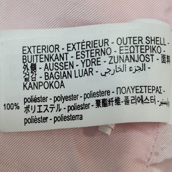 Zara Pale Pastel Pink Buttoned Lined Collared Blazer Vest Jacket Size Medium M - Picture 4 of 16